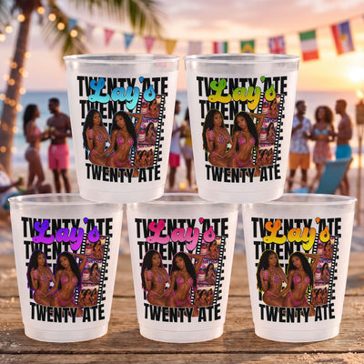 Birthday Party Cups Custom Girls Photo For Birthday Party Favors - Personalized Cups