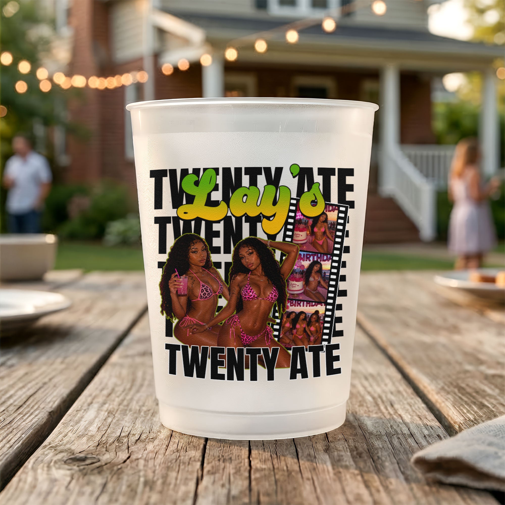 Birthday Party Cups Custom Girls Photo For Birthday Party Favors - Personalized Cups