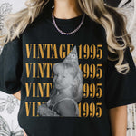 Birthday-Party-Custom-Vintage-Photo-And-Year,-Childhood-Photo,-Comfort-Tee-Personalized-Shirt-1