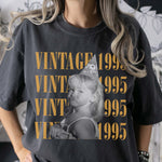 Birthday-Party-Custom-Vintage-Photo-And-Year,-Childhood-Photo,-Comfort-Tee-Personalized-Shirt-4