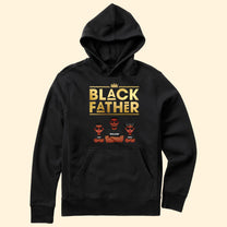 Black Father King Dope Dad - Personalized Shirt