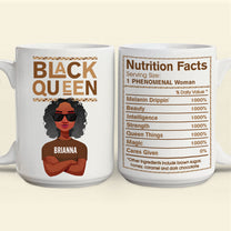 Black Queen Facts - Personalized Mug