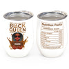 Black Queen Facts - Personalized Wine Tumbler