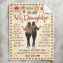 Blanket For Daughter You'll Always Be My Baby Girl - Personalized Blanket