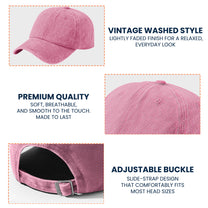 Blessed By God Spoiled By My Husband Protected By Both - Personalized Distressed Denim Cap