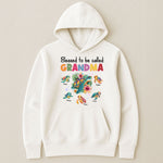 Blessed To Be Called Grandma Nana Gigi Sea Turtle With Hibiscus - Personalized Shirt