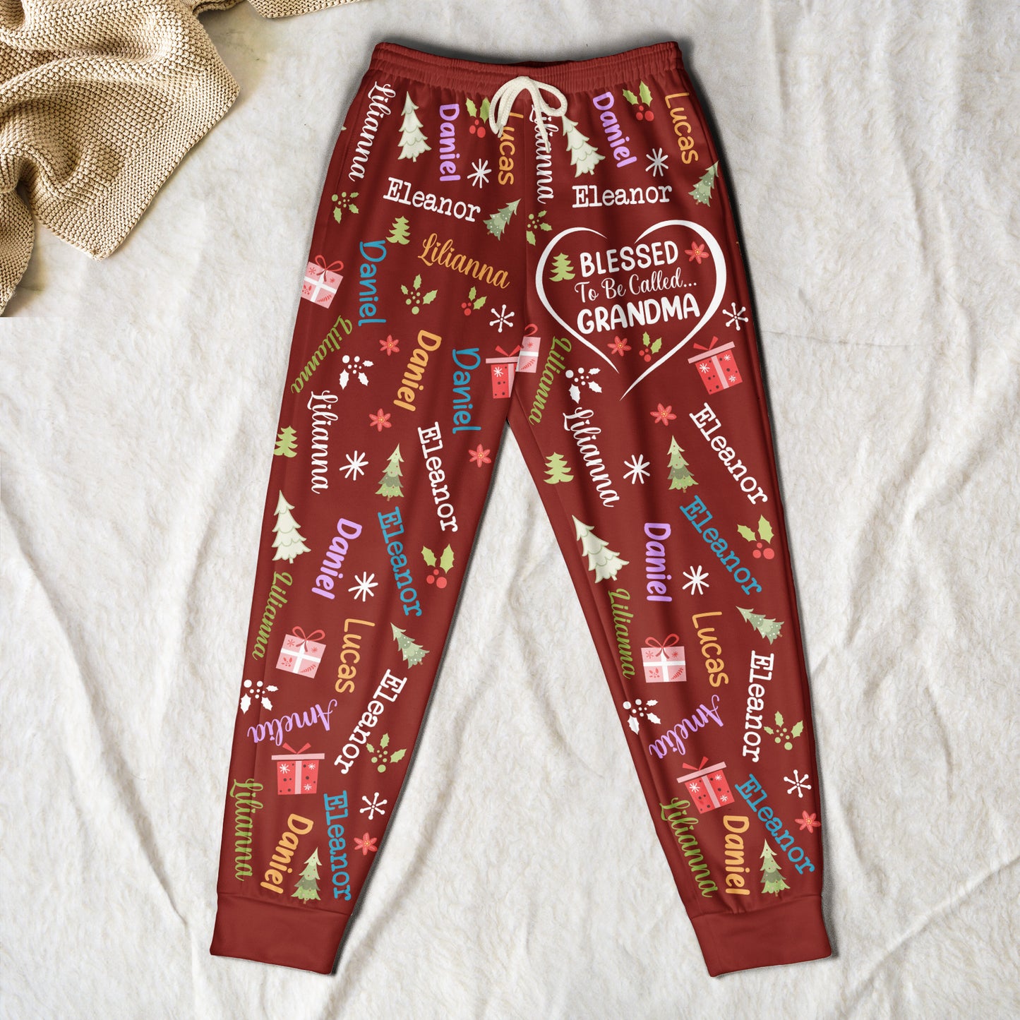 Blessed To Be Called Grandma - Personalized Sweatpants