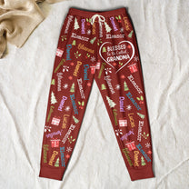 Blessed To Be Called Grandma - Personalized Sweatpants
