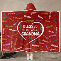 Blessed To Be Called - Personalized Wearable Blanket Hoodie