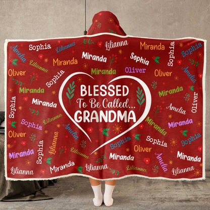 Blessed To Be Called - Personalized Wearable Blanket Hoodie