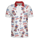 Blessed To Be Grandpa - Personalized Photo Polo Shirt