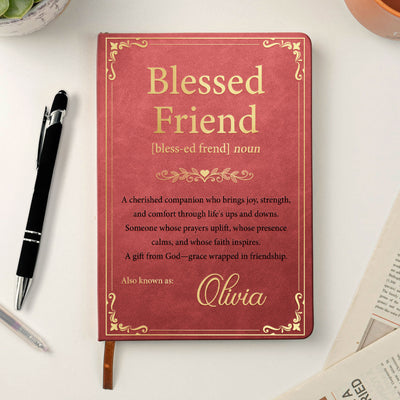 Blessed Friend Gift For Best Friend, Christian - Personalized Journal