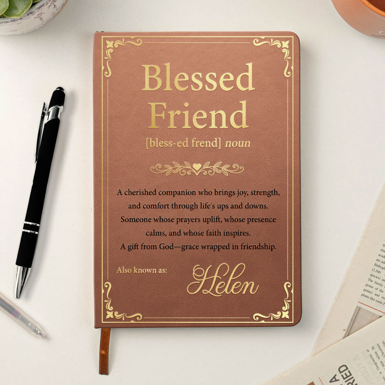Blessed-Friend-Gift-For-Best-Friend,-Christian-Personalized-Journal