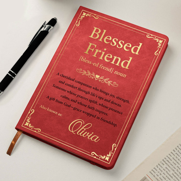 Blessed-Friend-Gift-For-Best-Friend,-Christian-Personalized-Journal
