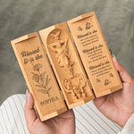 Blessed-Is-She-Faith-Gift-For-Her-Personalized-Openable-Wooden-Cylinder-Sculpture-of-Jesus-3
