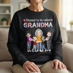 Blessed-To-Be-Called-Grandma-Personalized-Shirt-4