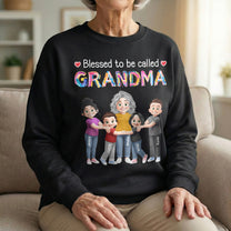 Blessed-To-Be-Called-Grandma-Personalized-Shirt-4