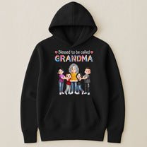 Blessed-To-Be-Called-Grandma-Personalized-Shirt-5
