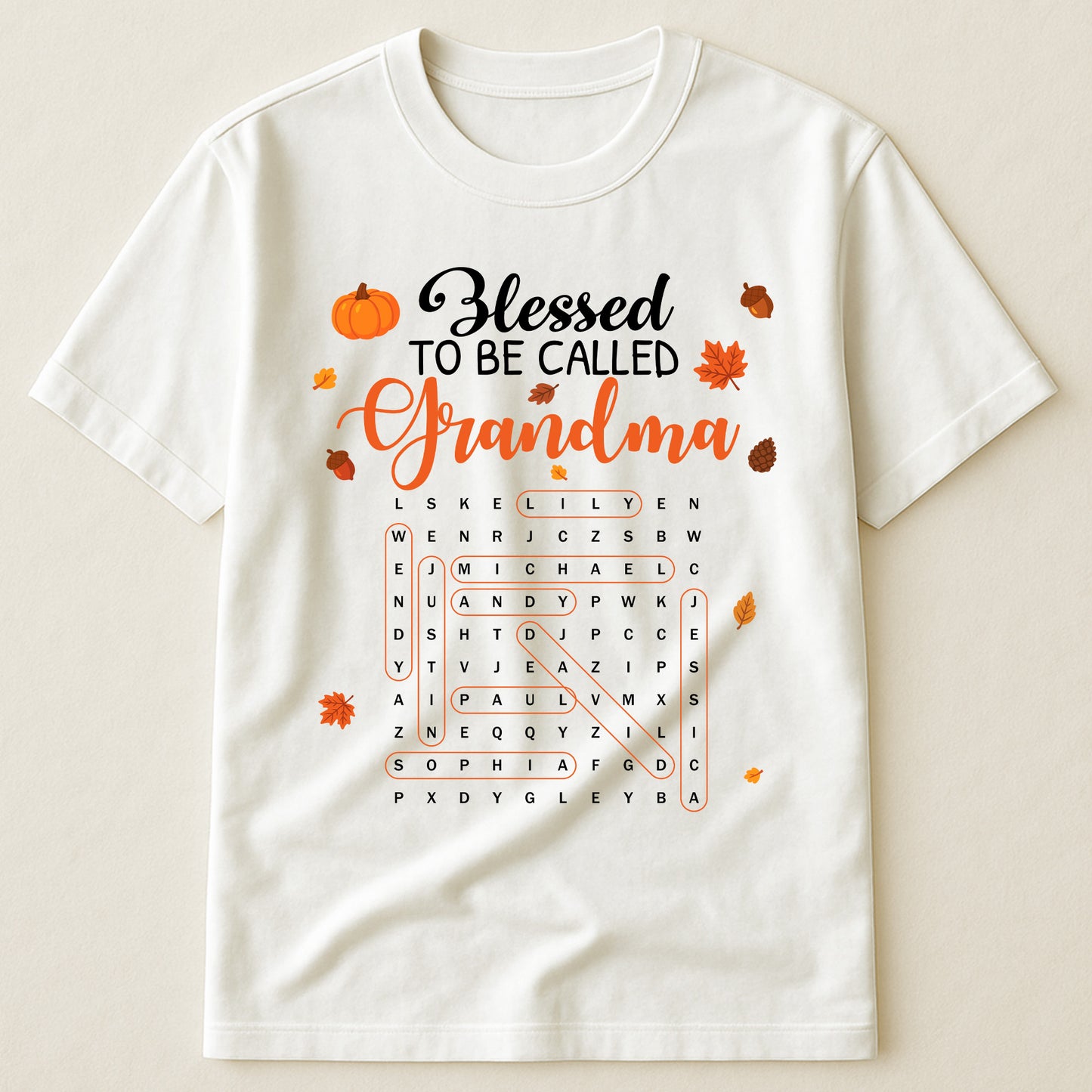 Blessed-To-Be-Called-Grandma-Word-Search-Puzzle-Fall-Theme-Personalized-Shirt-2
