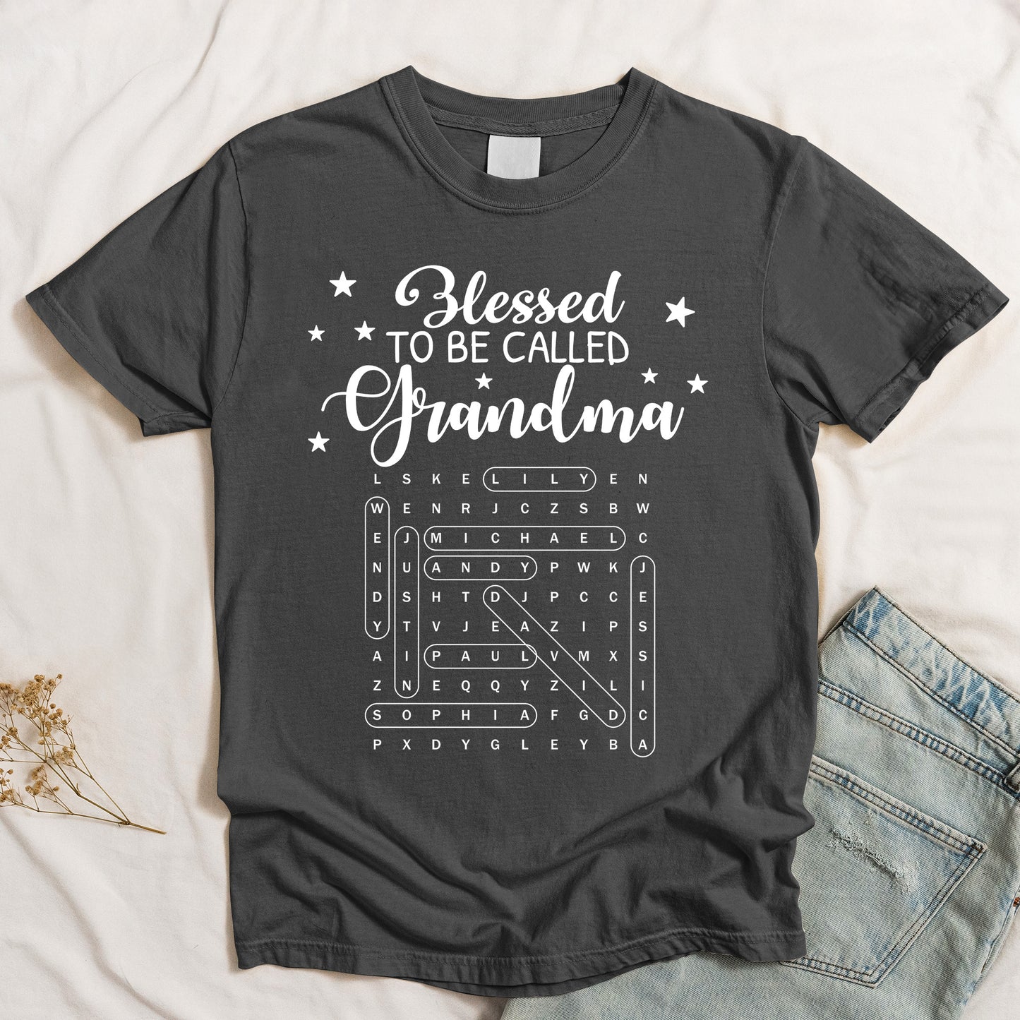 Blessed-To-Be-Called-Grandma-Word-Search-Puzzle-Personalized-Shirt2