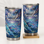 Blessed-To-Being-Called-Grandma-Turtle-With-Kids'-Names-Personalized-Tumbler-2