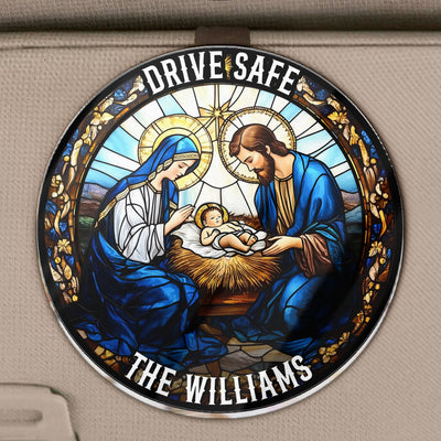 Blessings For Family Car - Personalized Acrylic Visor Clip