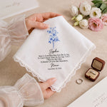 Blue-Wedding-Birth-Flower-Toile-For-Bride-Daughter-Personalized-Handkerchief-2