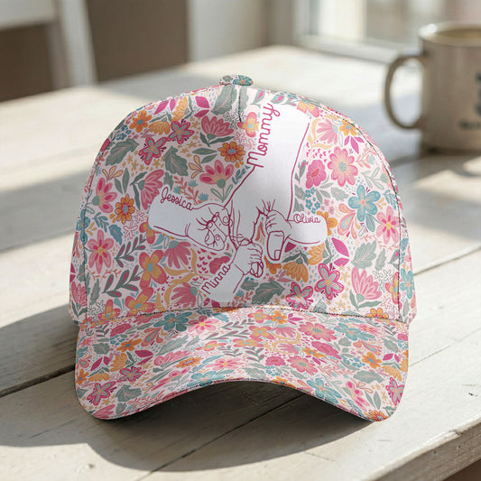 Boho-Floral-Mom-Grandma-Personalized-Cap-1