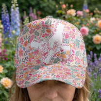 Boho-Floral-Mom-Grandma-Personalized-Cap-4