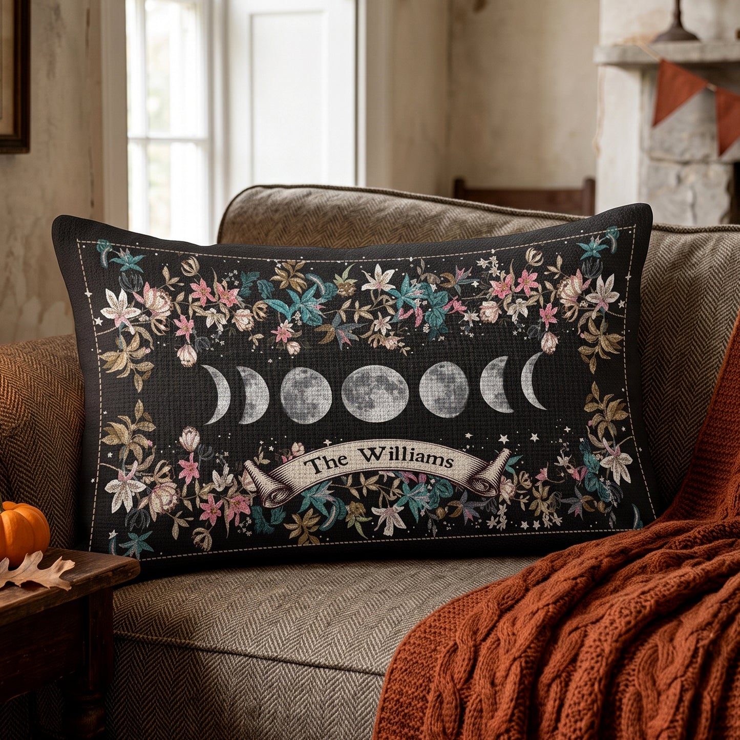 Boho-Floral-Moon-Moon-Phases-Cycle-Personalized-Pillow-Cover(1.2)