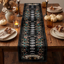 Boho-Floral-Moon-Moon-Phases-Cycle-Personalized-Table-Runner
