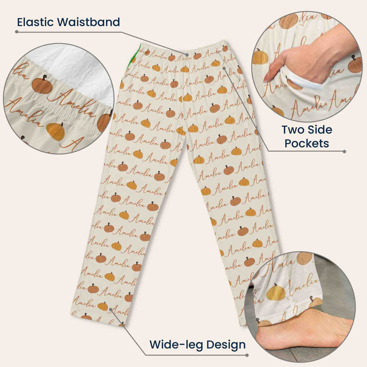 Boho-Pumpkin,-Fall-Season-Personalized-Lounge-Pants-4