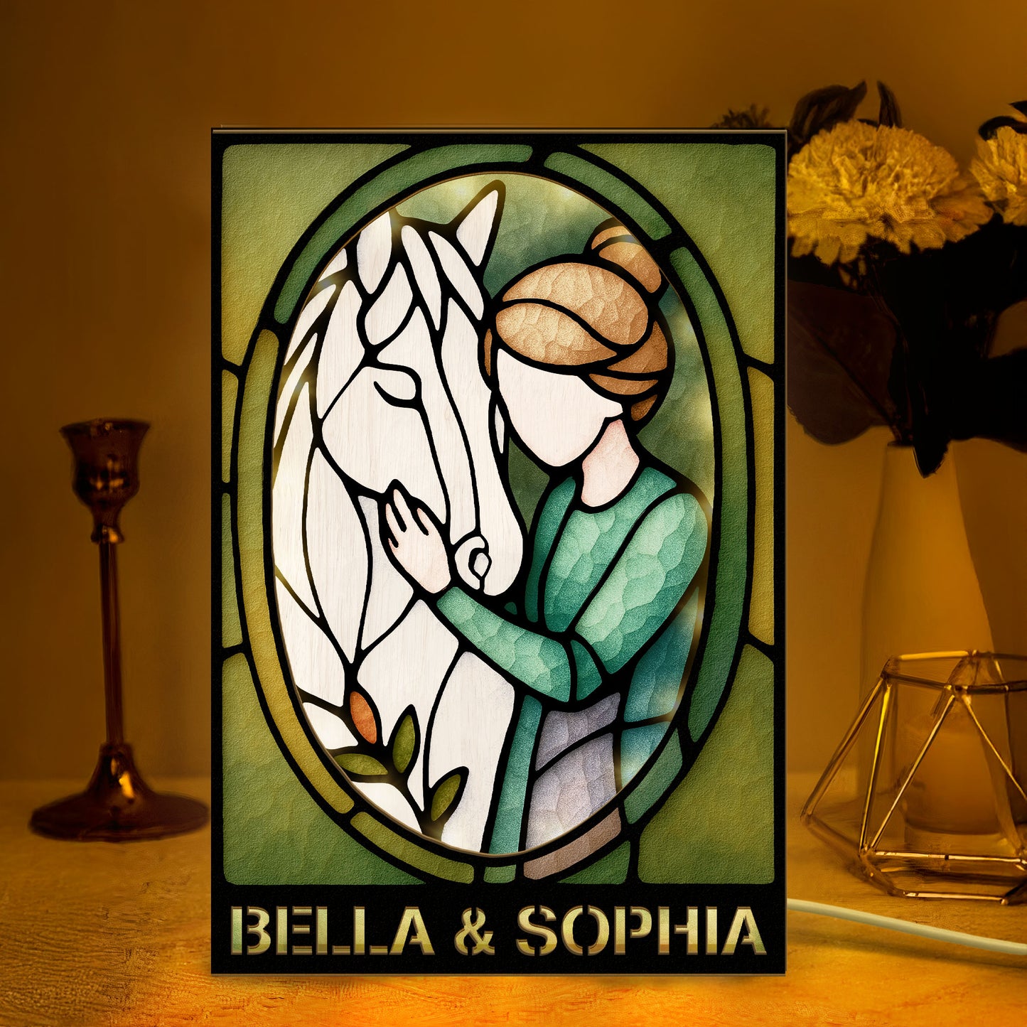 Bond That Can't Be Broken - Personalized LED Night Lamp