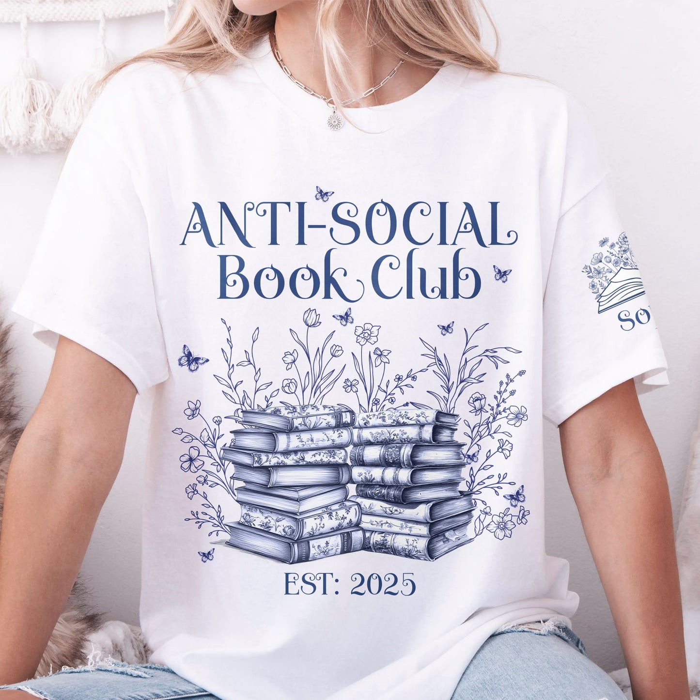 Book Club Toile De Jouy Style - Personalized Shirt