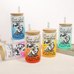 Book Girl Summer It's A Good Day To Read A Book - Personalized Frosted Glass Cup