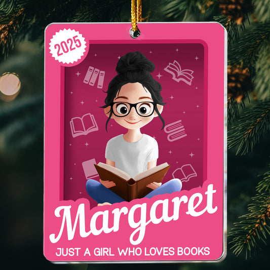 Book Lover Toy Box - Personalized Acrylic Ornament