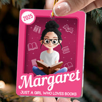 Book Lover Toy Box - Personalized Acrylic Ornament