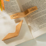 Book Lover, Custom Name, Monogram - Personalized Book Page Holder