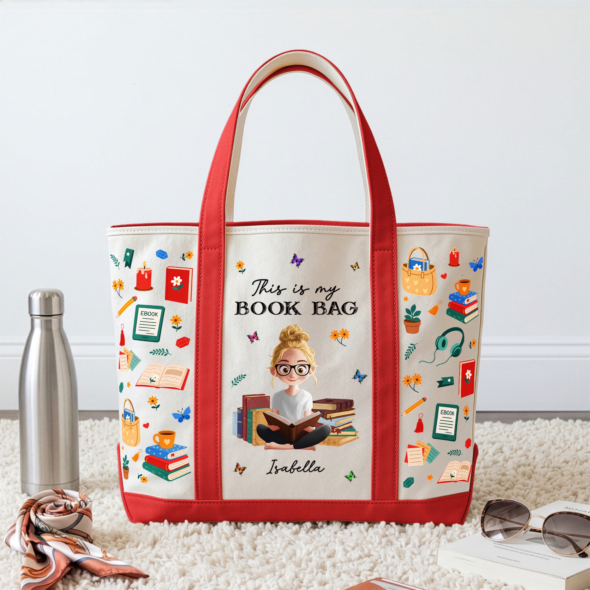 Book-Bag,-Reader-Bag-For-Girl,-Woman--Personalized-Tote-Bag-1