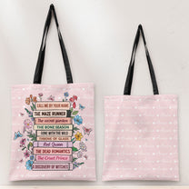 Bookish Gift Idea Custom Book Title - Personalized Tote Bag