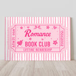 Bookish Ticket, Custom Book Club - Personalized Poster