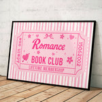 Bookish Ticket, Custom Book Club - Personalized Poster