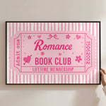 Bookish Ticket, Custom Book Club - Personalized Poster