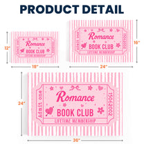 Bookish Ticket, Custom Book Club - Personalized Poster