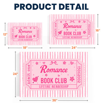 Bookish Ticket, Custom Book Club - Personalized Poster