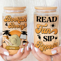 Bookish & Boozy - Personalized Clear Glass Cup