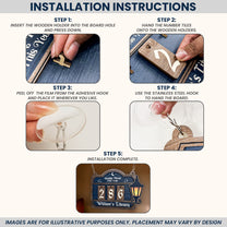 Books Read, Book Lover - Personalized Hanging Bookshelf Counter