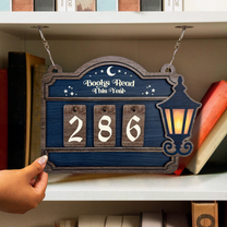 Books Read, Book Lover - Hanging Bookshelf Counter