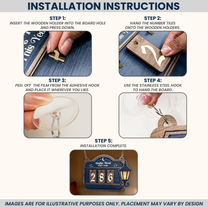 Books Read, Book Lover - Hanging Bookshelf Counter