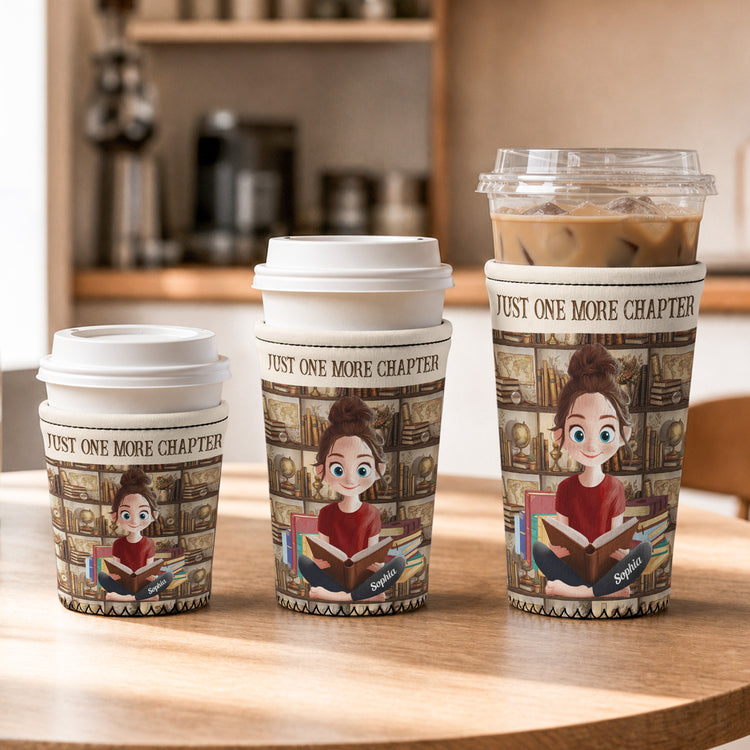 Books-Lover-Book-Pattern-Personalized-Iced-Coffee-Sleeve-1